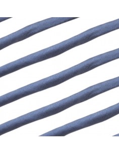 Cordone di seta cucito azzurro pietra 3-5mm, 50 cm