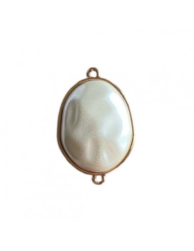 Charm dorato connettore con parte centrale...