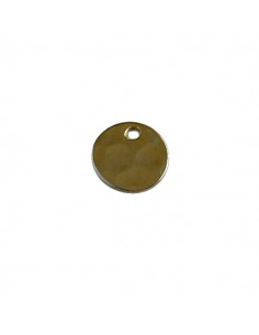 Piccolo Charm dorato matt placchetta con effetto...