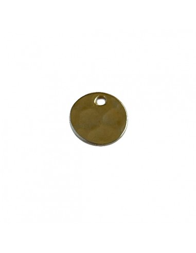 Piccolo Charm dorato matt placchetta con...
