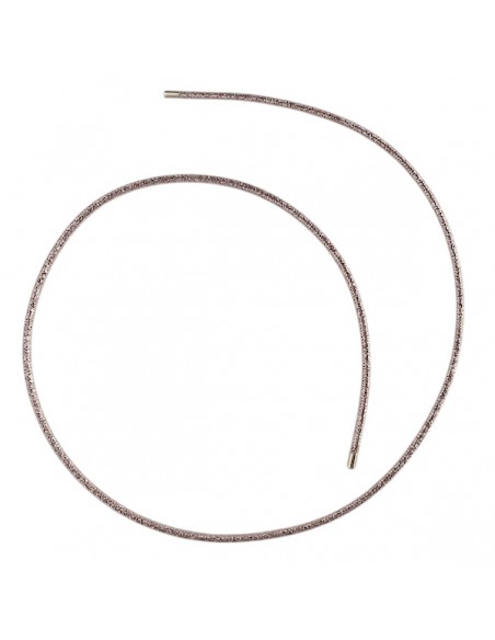 Girocollo magnetico in acciaio dorato   spessore circa 2 mm, lunghezza 52 cmGirocollo