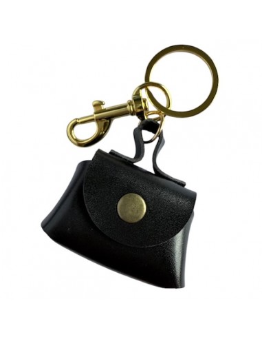 Borsetta portachiavi nero 5,5x 6 cm, x 1