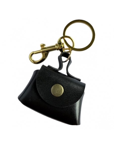 Borsetta portachiavi nero 5,5x 6 cm, x 1