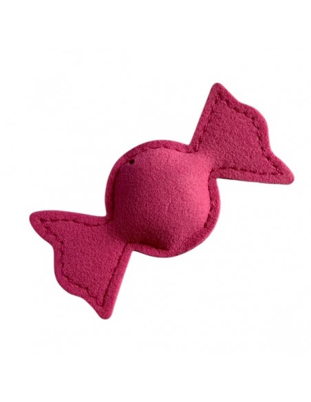 Grande Charm caramella strass azzurri 8x4cm, x 1