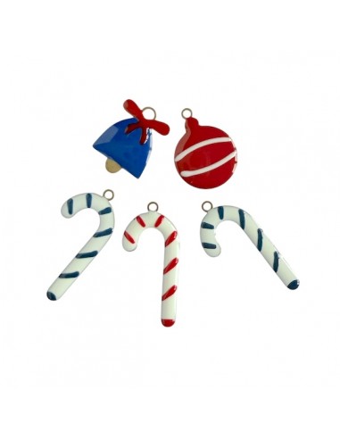 Confezione "Red&Blu Christmas" composto da 5...