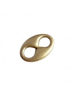 Charm connettore dorato matt 26x17 mm, x 1