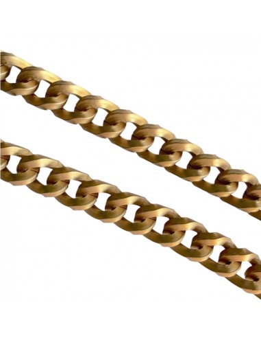 Catena goumet dorata matt in alluminio con...