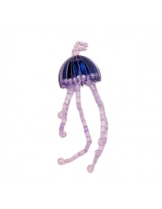 Charm Medusa  realizzato con corallini  nei toni del...