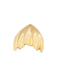 Charm dorato pinna caudale 20x22 mm, x 1