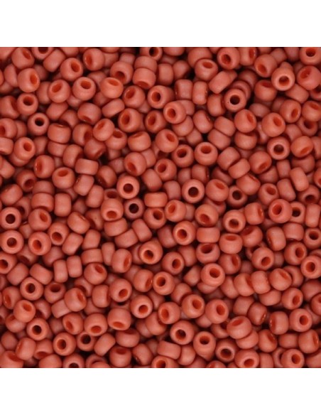 PerlineRocaille Miyuki 11/0 1236 - Terracotta opaca Mat, x8g