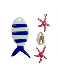 Confezione "Saint-Tropez" composto da un charms sogliola...
