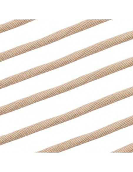 Cordoncino elastico sabbia spessore 3 mm, x 50 cm