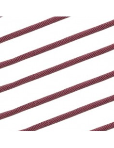 Cordoncino elastico vinaccia spessore 3 mm, x 50 cm