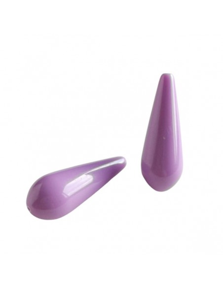 Coppia di goccia in resina glicine10x30mm