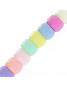 Confezione di 50 Perline Pony dal foro grande nei colori...