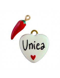 Coppia piccoli charms della collezione "Zucchero dorato",...