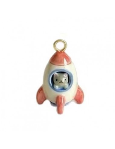 Charm smaltato "Frutta & Friends" Gattino e...