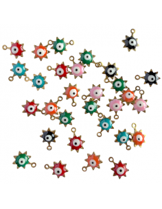 Confezione "Eyes & Stars" composta da 10 stelline colori...