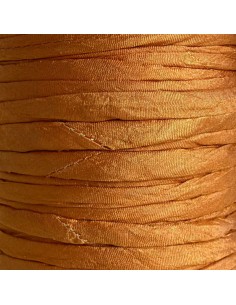 Cordoncino in seta sari senape, circa 5 mm, x 1 mt