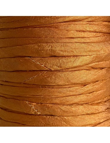 Cordoncino in seta sari senape, circa 5 mm, x 1 mt