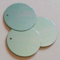 Pailettes colore turchese diametro 20 mm, x 20 pz.