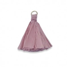 Nappina in rafia color rosa antico con anellino dorato 38...