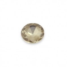 Cabochons cristalli in plastica 8 mm champagne, x 2