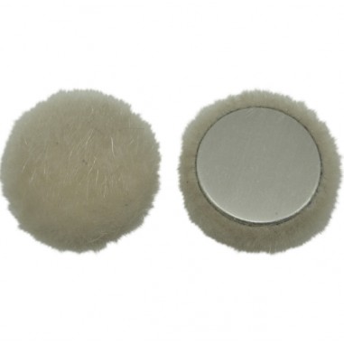 Coppia di cabochons in pelo sintetico color...