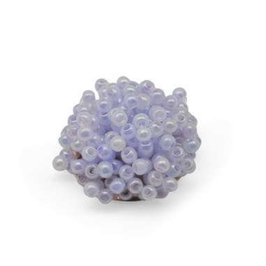 Coppia di Cabochons con perline rocailles 16 mm...