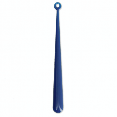 Lunga goccia sottile smaltata solo da un lato blu 38x4mm,...