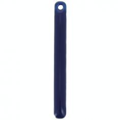 Barretta smaltata su entrambi i lati color blu 28x3mm, x 1