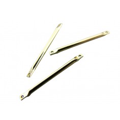 Charm connettore dorato 25x1,5 mm, x 1