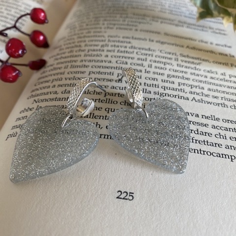 Orecchini argentati "Silver Bright"