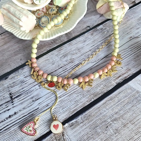 Doppia collana "Sugar Lispstick" 