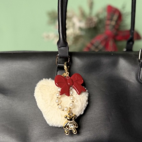 Bag Charms "Love Teddy Bear"